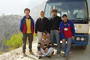 Rückfahrt auf dem Karakorum-Highway