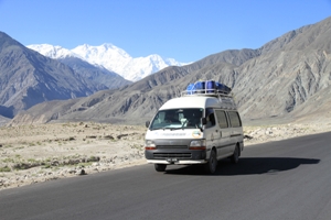 Anreise auf dem Karakorum Highway