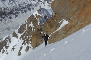 Markus im Aufstieg am Rattu Peak